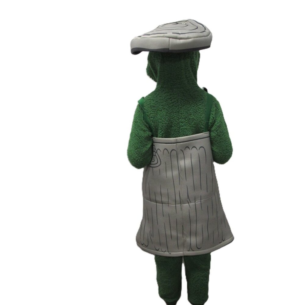 Sesame Street Oscar the Grouch Costume Officially Licensed 3D Spirit sz M 8-10 - Picture 3 of 5